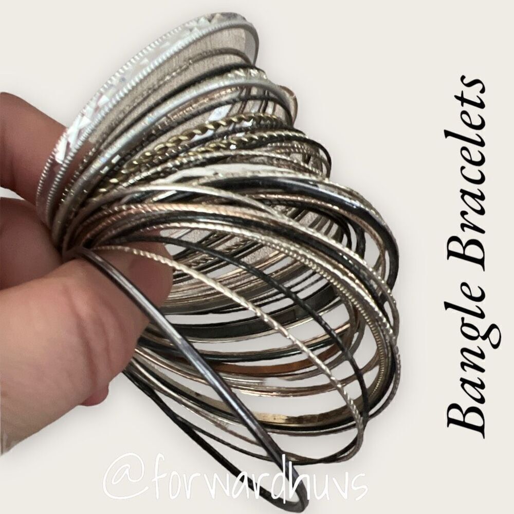 Metal Bangle Bracelet Lot - Picture 4 of 6
